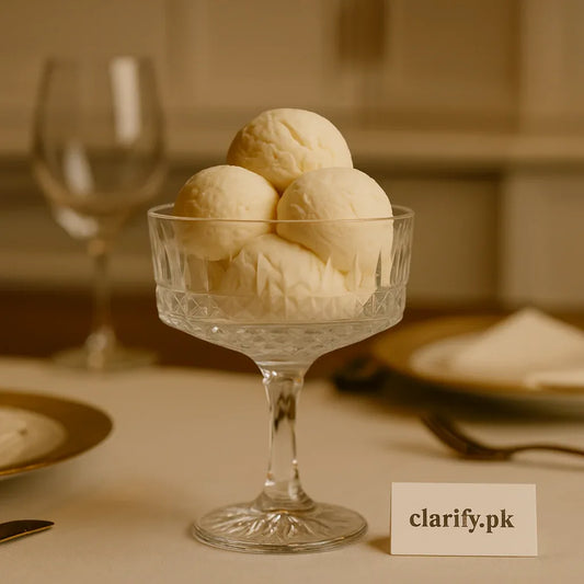 Elegant 6-Piece Crystal Glass Dessert Serving Set - Clarify.pk