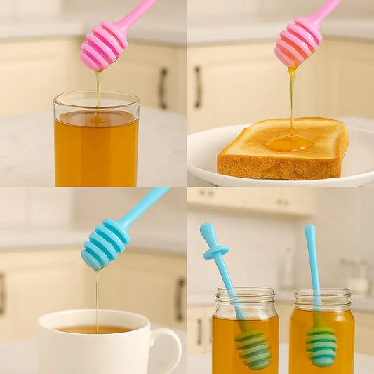 Pack of 3 Plastic Honey Sticks – Easy & Convenient - Clarify.pk