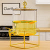 Water dispenser glass merterial iron stand 3.5litre - Clarify.pk