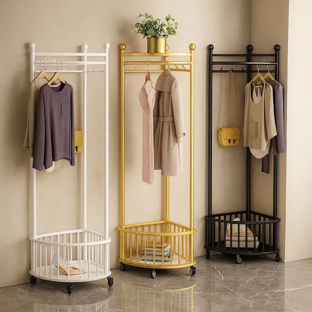 Heavy Duty Iron Corner Rack – Kitchen & Home Storage - Clarify.pk