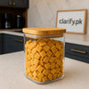 Premium Square Kitchen Storage Jar - Clarify.pk
