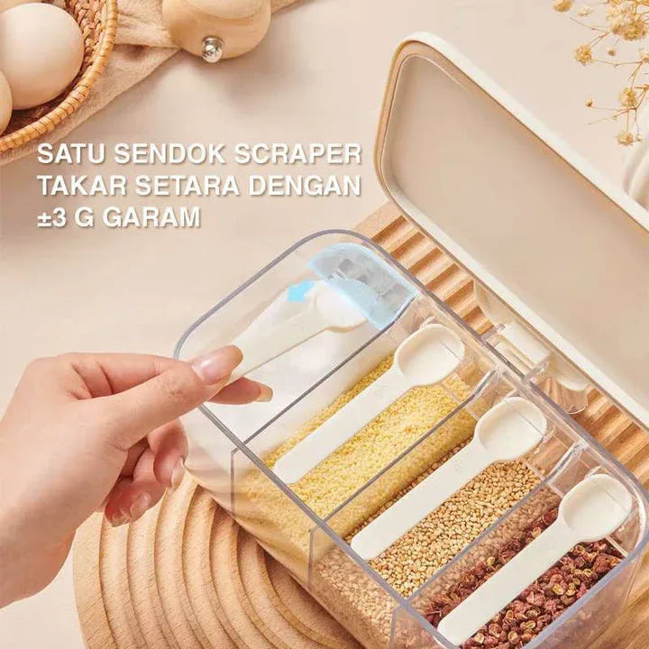 Ecoco 4-in-1 Seasoning Box – Spice & Condiment Organizer - Clarify.pk