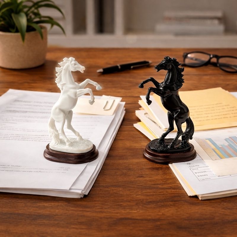 Fiber Horse Paper Weight – Elegant Power Decor ZZ