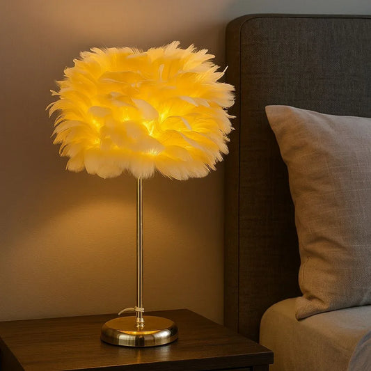 Electric Feather Lamp - Soft Ambient Light - Clarify.pk