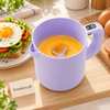 Electric Milk Frother, Mixer & Blender Cup with Built-In Whisk – Foam Maker for Coffee & Drinks