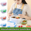 Electric Heated Lunch Box with Portable Handle - Clarify.pk