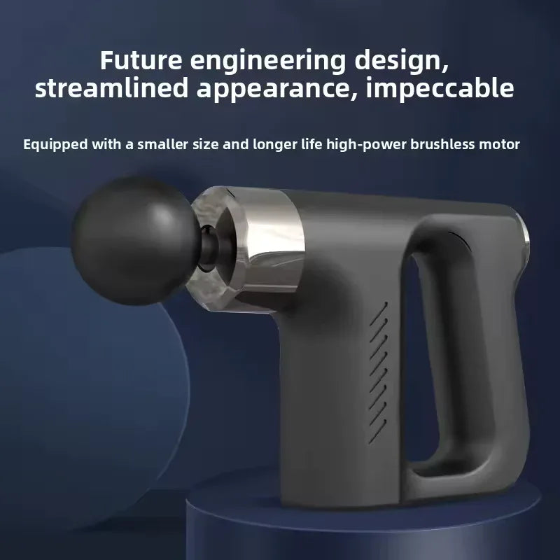 Electric Muscle Relaxation Massager with 4 Heads - Clarify.pk