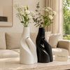 Abstract Curved Decorative Vase