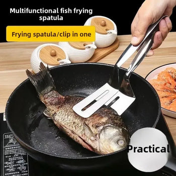 Extra Thick Stainless Steel Spatula for Frying - Clarify.pk