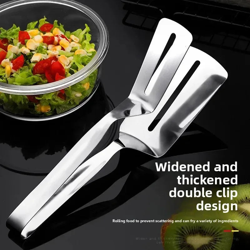 Extra Thick Stainless Steel Spatula for Frying - Clarify.pk