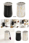 Premium Metal Marble Design Storage Jar 1000ml – Airtight with Spoon (each) - Clarify.pk