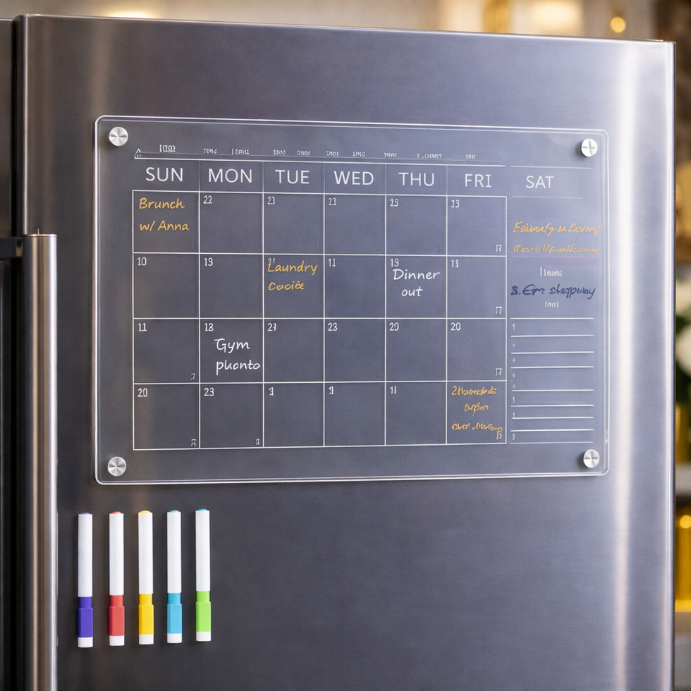 Magnetic Weekly Planner – Reusable Dry-Erase Organizer