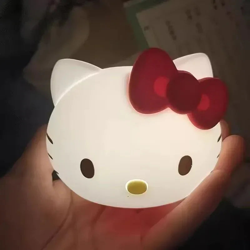 Hello Kitty Silicone Face Lamp – Soft Night Light - Clarify.pk