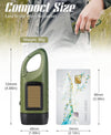 SEANCHEER Solar Hand Crank LED Flashlight