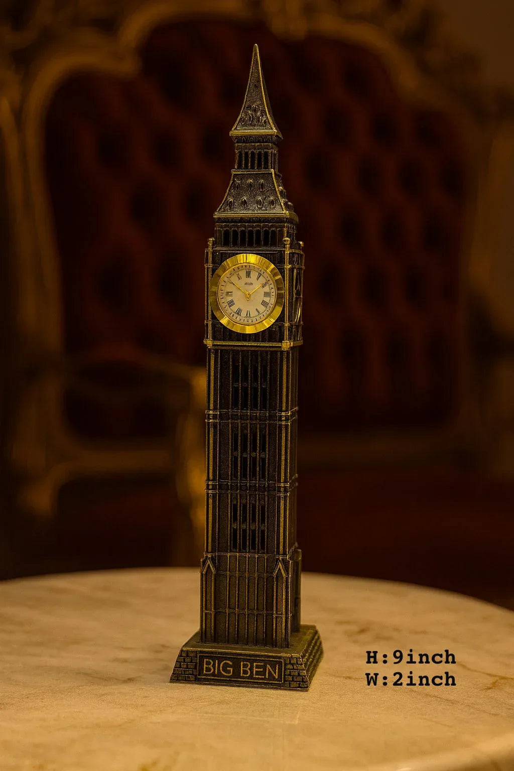 Metal Antique Big Ben Tower – Vintage Decorative Showpiece - Clarify.pk