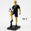 Abstract Football Player Sculpture – Luxury Fiber Sports Statue - Clarify.pk