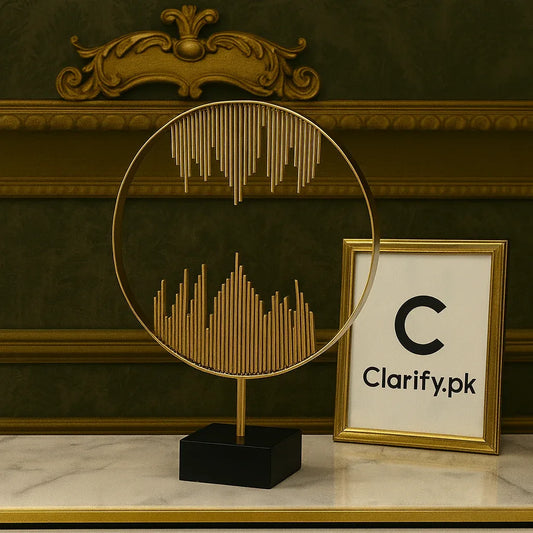 Metal Motive Decorative Showpiece – Elegant Home Accent - Clarify.pk