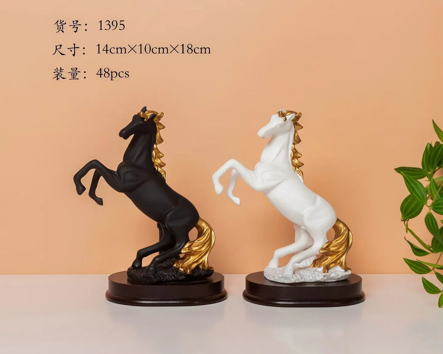 Golden Mane Rearing Horse Showpiece – Luxury Décor - Clarify.pk