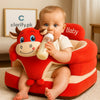 Premium 360° Baby Support Soft Sofa Seat – Red Bull - Clarify.pk