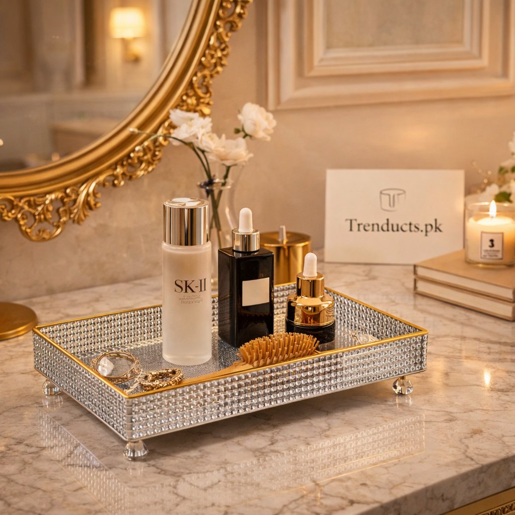 Imperial Vanity & Perfume Tray – Multi-Purpose Luxury Organizer