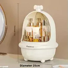 360 Degree Makeup Organizer with Storage Drawer