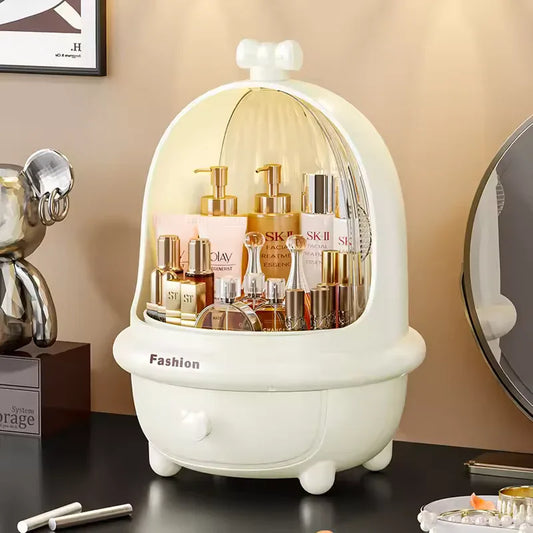 360 Degree Makeup Organizer with Storage Drawer - Clarify.pk