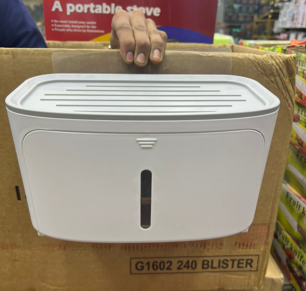 Wall Mounted Tissue Holder with Storage Shelf - Trenducts.pk