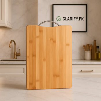 Eco Bamboo Wooden Cutting Board – Durable & Antibacterial - Clarify.pk