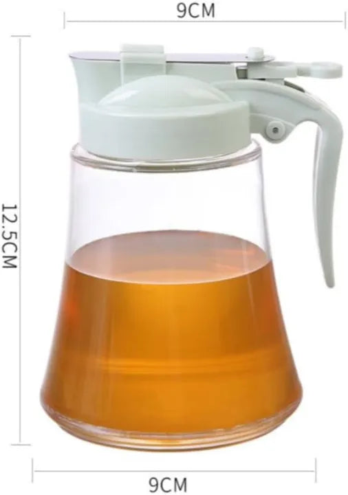 No-Drip Honey Dispenser – Easy Squeeze Syrup Bottle
