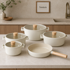 Original FIKA by Neoflam Korean 5 Pieces Cookware Set