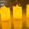 Set of 3 Flameless LED Tea Lights Set - Safe & Realistic Glow - Clarify.pk