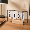 Reusable Flip Desk Calendar – 2 Decorative Styles