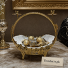Floral Arch Ceramic Golden Platter