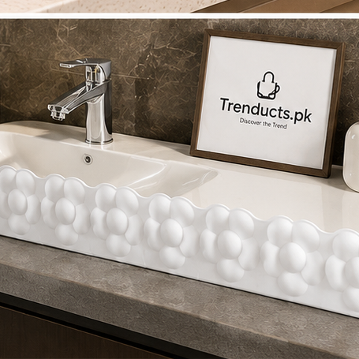 15-Inch Flower Silicone Sink Splash Guard