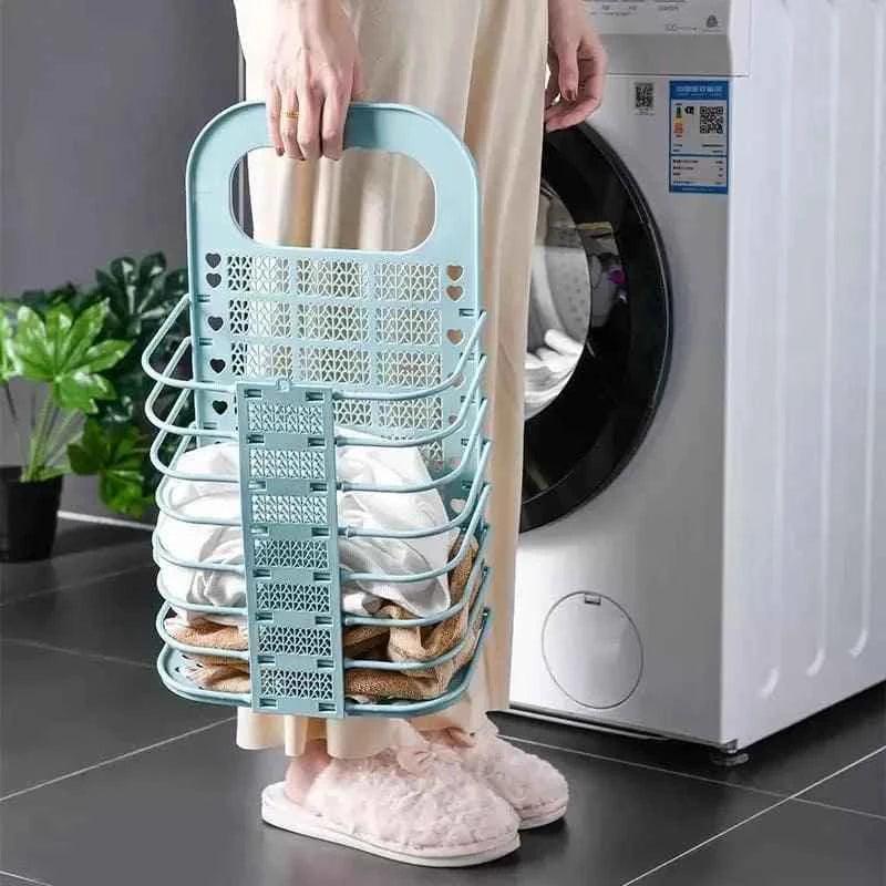 Foldable Laundry Basket for Easy Storage and Organization - Clarify.pk