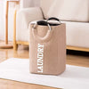 Foldable Laundry Hamper with Handles - Durable Storage Basket - Clarify.pk