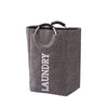 Foldable Laundry Hamper with Handles - Durable Storage Basket - Clarify.pk