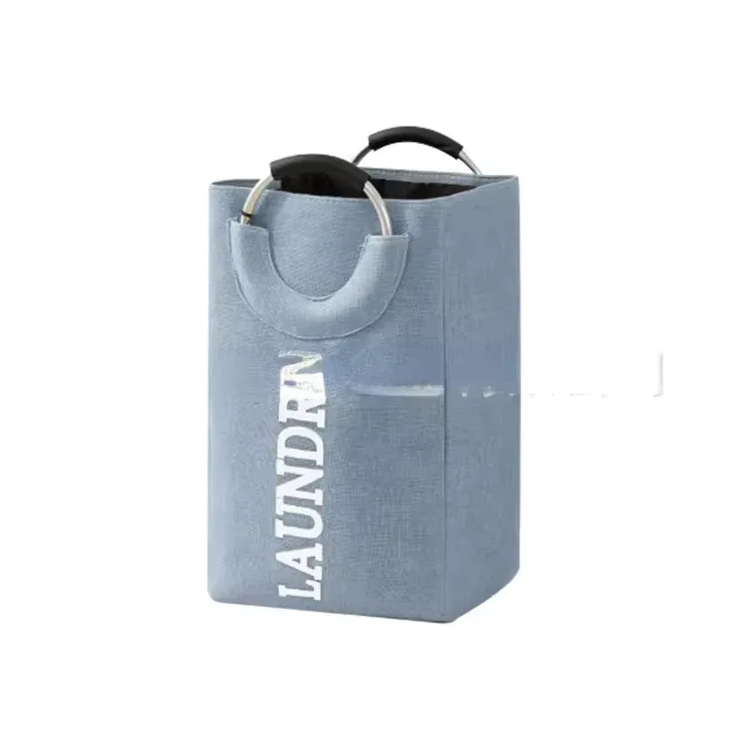 Foldable Laundry Hamper with Handles - Durable Storage Basket