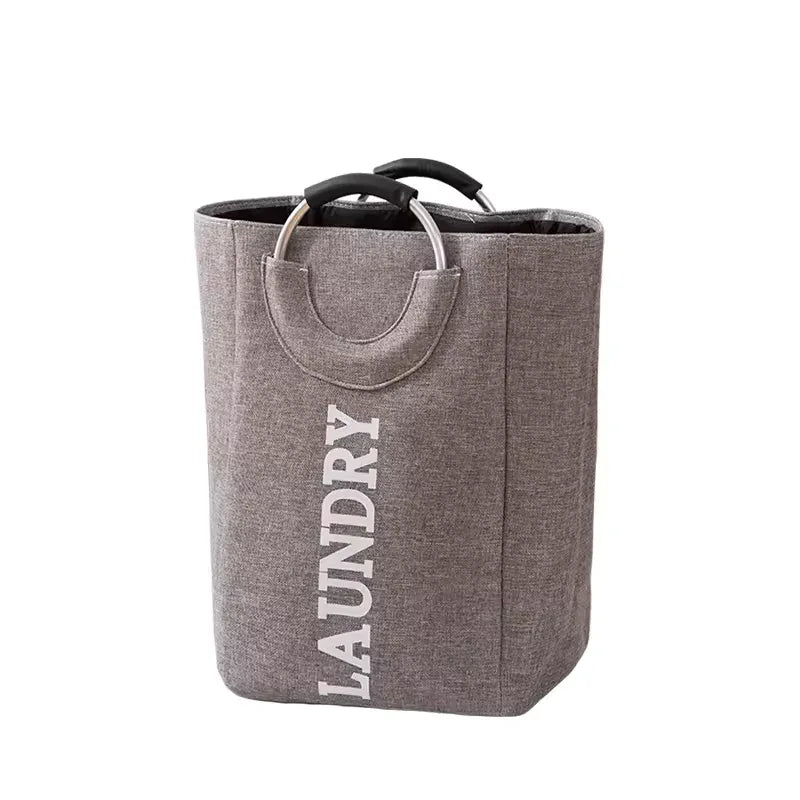 Foldable Laundry Hamper with Handles - Durable Storage Basket