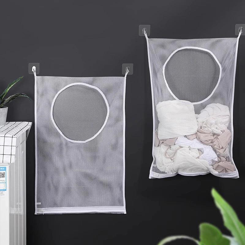 Foldable Mesh Clothes Organizer Wash Bag