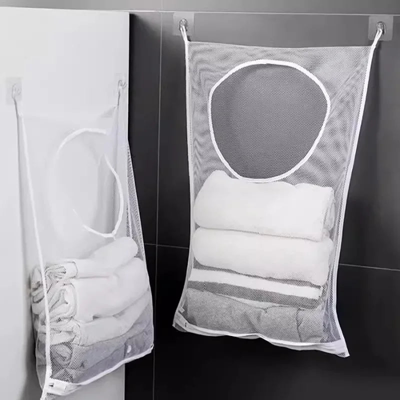 Foldable Mesh Clothes Organizer Wash Bag