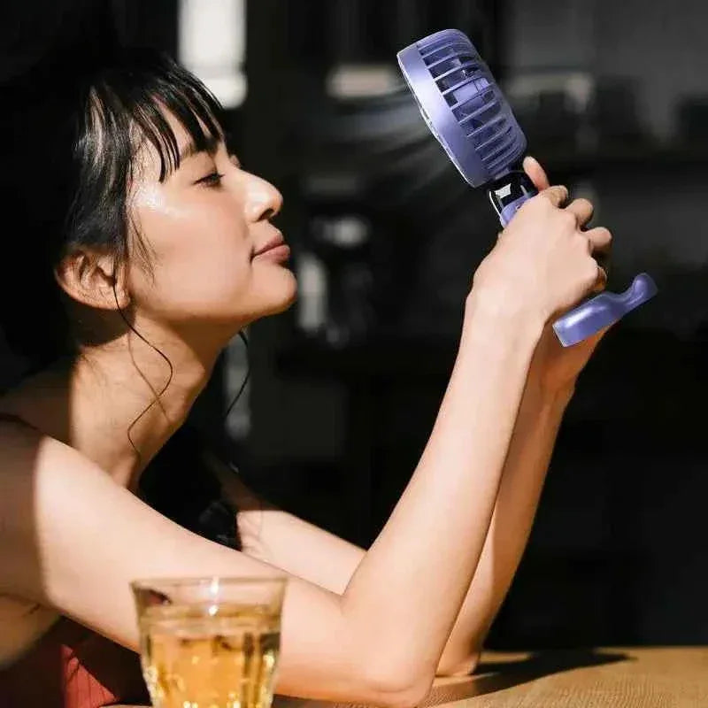 ایل ای ڈی ڈسپلے کے ساتھ فولڈ ایبل یو ایس بی ٹیبل فین