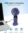 Foldable USB Table Fan with LED Display - Clarify.pk