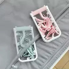 Wide Shoulder Clothes Hanger with Clips - Clarify.pk