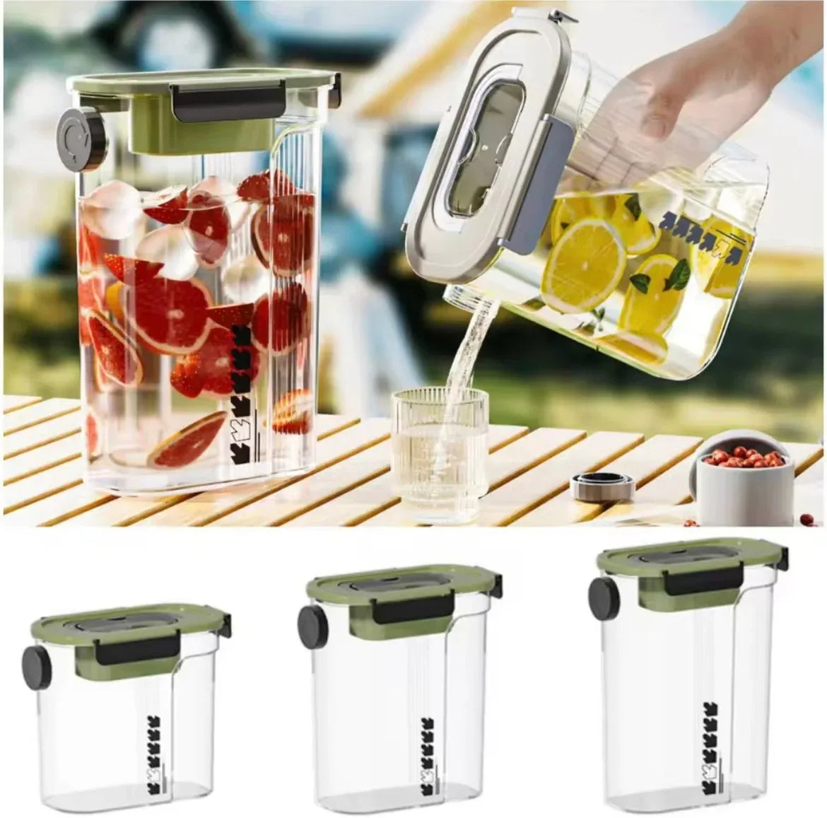 Food & Drink Storage Jar – Airtight Kitchen Container - Clarify.pk