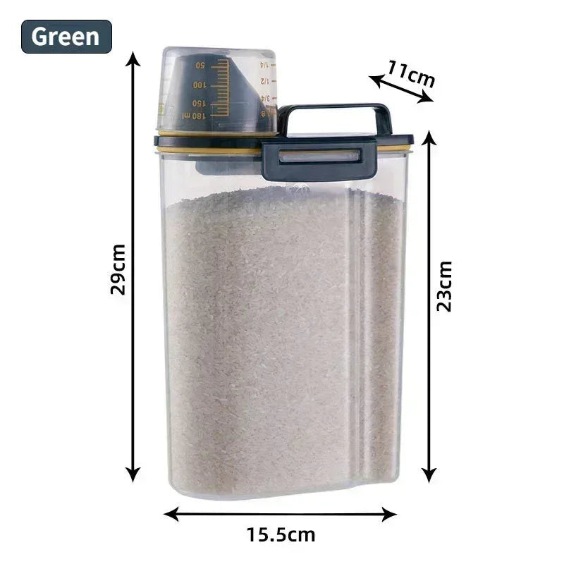 2.5kg Airtight Storage Bucket for Kitchen