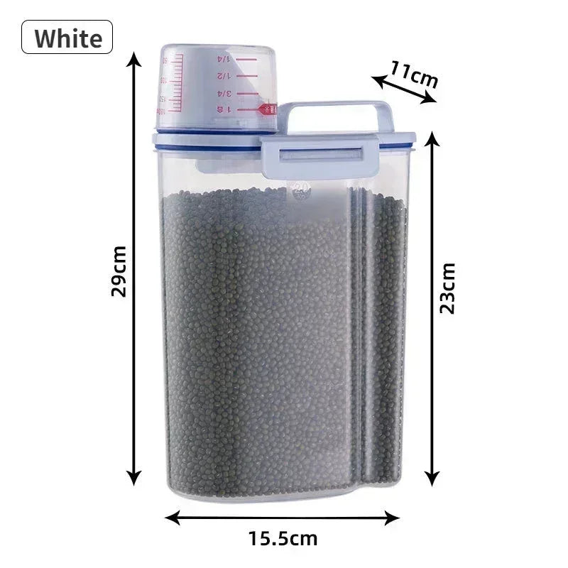 2.5kg Airtight Storage Bucket for Kitchen - Clarify.pk