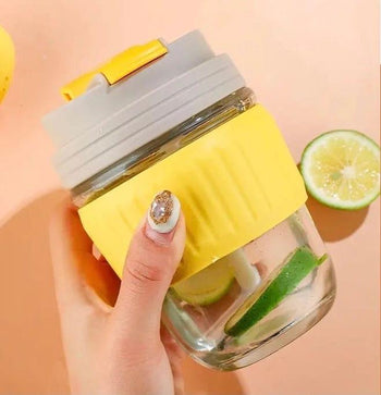350ml Cute Travel Mug with Silicone Grip - Clarify.pk