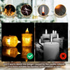 Acrylic LED Candle Lamp with Realistic Glow - Clarify.pk