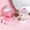 Heart Shaped Jewelry Storage Box with Mirror - Clarify.pk